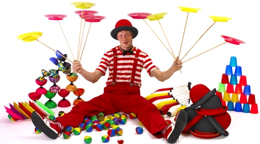 Cirkus Big - gøglershow - ballonklovn