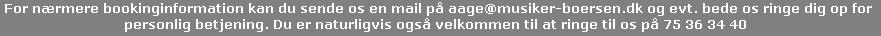 Her kan du sende en mail med din foresp�rgsel