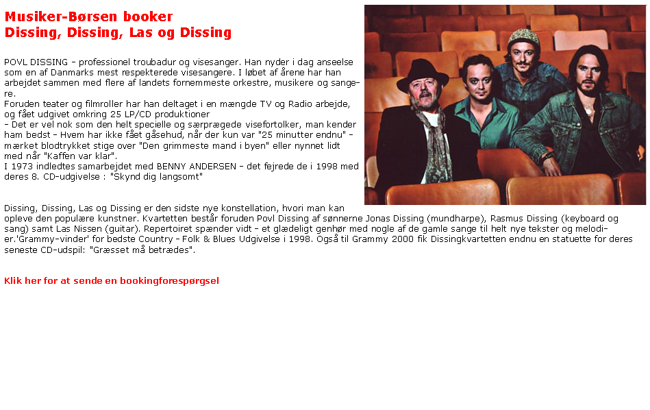 Povl Dissing - en s�rlig visefortolker
