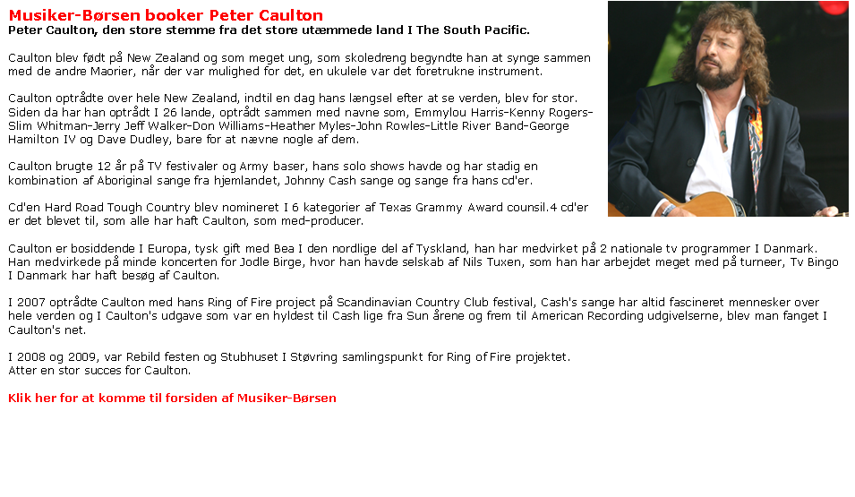 Peter Caulton - solist-folk-country