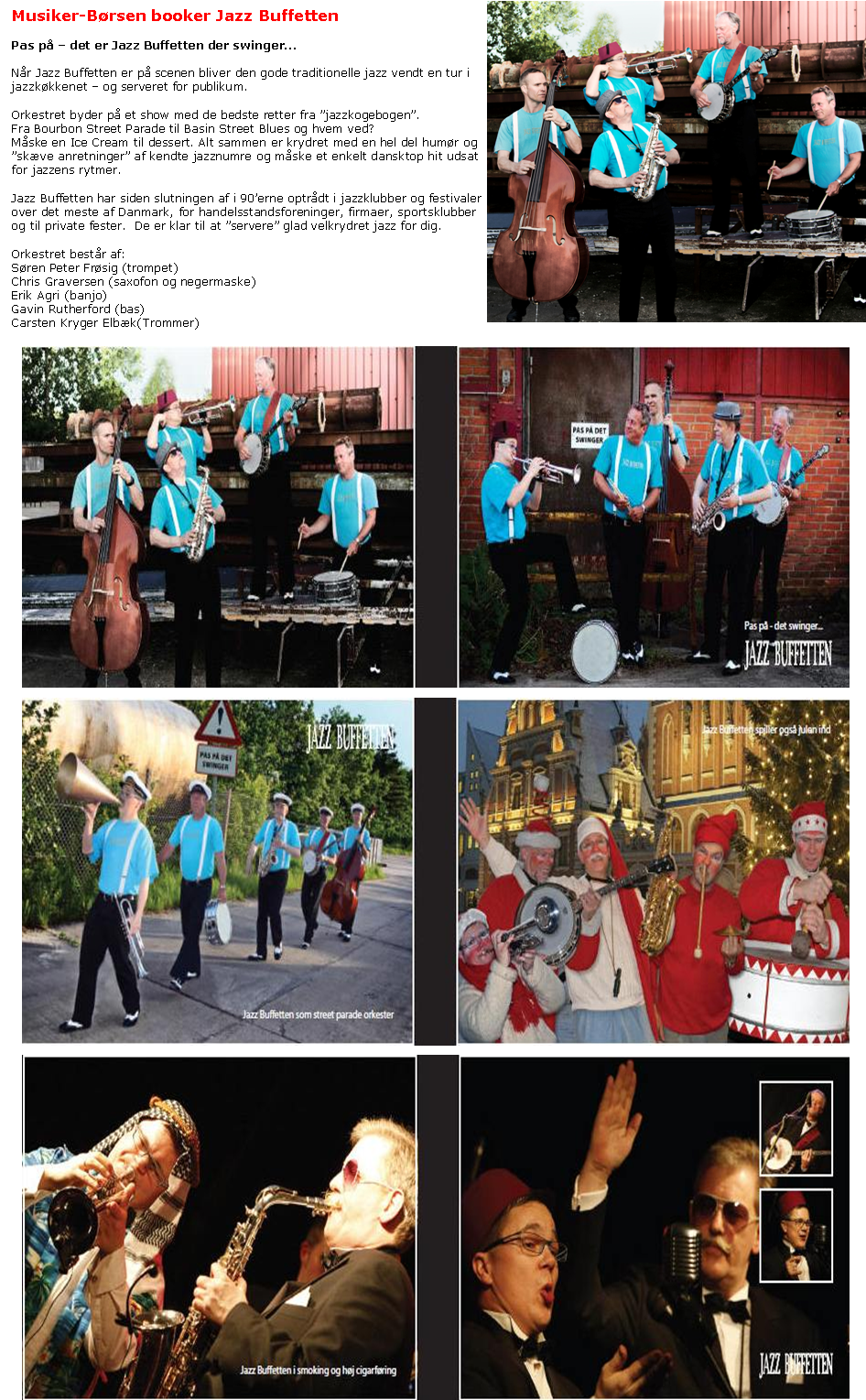 Jazz Buffetten swingende k�kkenjazz