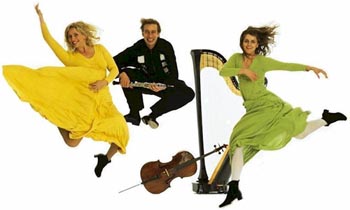 Trio Rococo - harpe - cello og obo