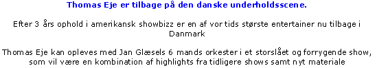Thomas Eje tekst