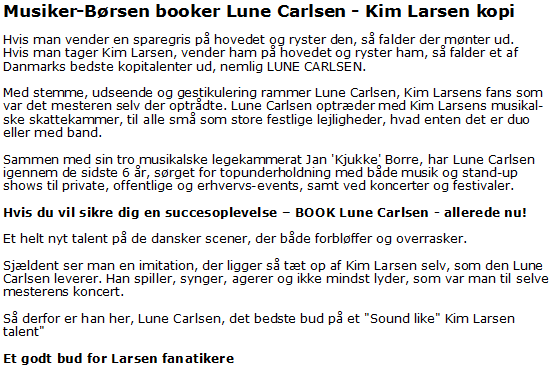 Lune Carlsen - Bagg�rdskatten