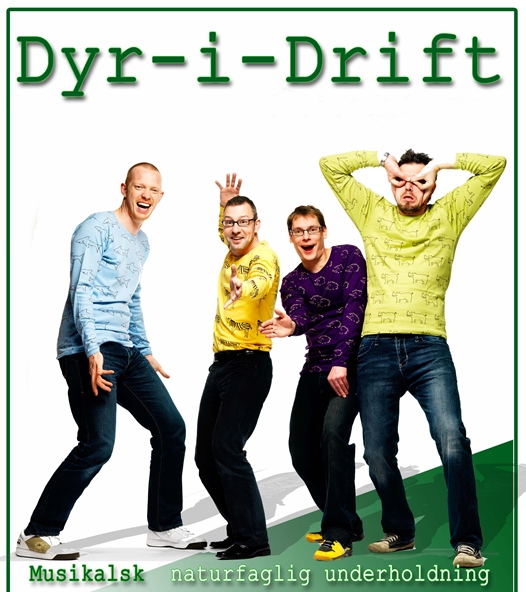 Dyr i drift - musikalsk rundrejse - booking